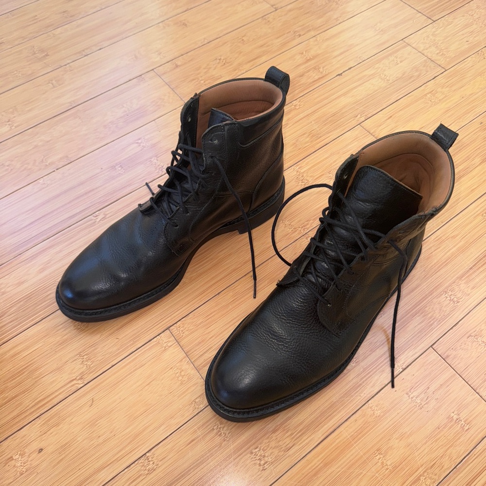 Allen Edmonds Denali Black Leather Boots Timeless Design